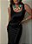 Vestido Midi Cetim Trancoso Preto - Imagem 2