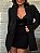 Maxi Blazer Junia Preto Brilho - Imagem 1