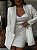 Maxi Blazer Junia Branco Brilho - Imagem 2
