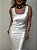 Vestido Midi Cetim Trancoso Branco - Imagem 2