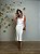 Vestido Midi Cetim Trancoso Branco - Imagem 1