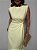 Vestido Midi Alfaiataria Marcela Amarelo - Imagem 2