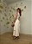 Vestido Midi Alfaiataria Marcela Bege Cru - Imagem 4