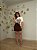 Short Saia Alfaiataria Pamela Marrom - Imagem 5