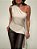 Blusa Assimétrica Bege - Imagem 6