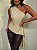 Blusa Assimétrica Bege - Imagem 1