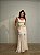 Vestido Longo Modal Mariane Bege Areia - Imagem 1