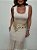 Vestido Longo Modal Mariane Bege Areia - Imagem 6