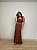 Vestido Longo Modal Mariane Caramelo - Imagem 1