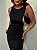 Vestido Midi Drapeado Rebeca Preto - Imagem 6