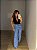 Calça Jeans Wide Leg Cargo - Imagem 1