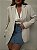 Maxi Blazer Alfaiataria Francesca Bege - Imagem 2