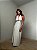Vestido Midi Serena Bege Cru - Imagem 3