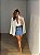 Saia Short Jeans Curto Claro - Imagem 1