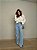 Calça Jeans Clara Marmorizada - Imagem 3