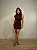 Vestido Curto Victoria Marrom - Imagem 3