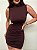 Vestido Curto Victoria Marrom - Imagem 4