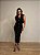 Vestido Midi Modal Yara Preto - Imagem 1