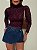 Blusa Renda Leonor Roxo Uva - Imagem 9