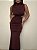 Vestido Midi Drapeado Aurora Marrom - Imagem 8