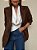 Maxi Blazer Suede Isabela Marrom - Imagem 9