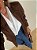 Maxi Blazer Suede Isabela Marrom - Imagem 7