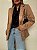 Maxi Blazer Suede Bege - Imagem 5