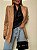 Maxi Blazer Suede Bege - Imagem 2