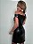 Vestido Curto Courino Ludovica Preto (PRÉ-VENDA, ENVIO A PARTIR DO DIA 01/04) - Imagem 6