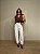 Calça Jeans Balloon Ludovica Off White - Imagem 1