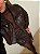 Jaqueta Cropped Courino Gola Alta Ginevra Marrom - Imagem 11