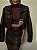 Jaqueta Cropped Courino Gola Alta Ginevra Marrom - Imagem 7