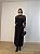 Vestido Midi Transpassado Fiorenza Preto - Imagem 5