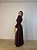 Vestido Longo Donatella Marrom - Imagem 4