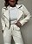Jaqueta Cropped Courino Isabella Off White - Imagem 9