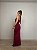 Vestido Longo Ginevra Vermelho Bordô - Imagem 5