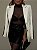 Maxi Blazer Alfaiataria Costanza Off White e Preto - Imagem 13