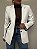 Maxi Blazer Alfaiataria Costanza Off White e Preto - Imagem 1
