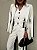 Maxi Blazer Alfaiataria Costanza Off White e Preto - Imagem 9