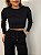 Cropped Canelado Isabella Preto - Imagem 1