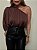 Body Nula Manga Isabella Marrom - Imagem 5