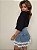 Saia Jeans Babados Romina - Imagem 9