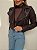 Jaqueta Cropped Courino Isabella Marrom - Imagem 1