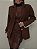 Maxi Blazer Alfaiataria Costanza Marrom e Off White - Imagem 4