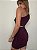 Vestido Curto Nula Manga Francesca Roxo Uva - Imagem 5