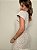 Vestido Curto Tricot Leonelle Bege - Imagem 8