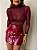 Blusa Tule Austrália Vermelho Bordô - Imagem 4