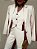 Maxi Blazer Alfaiataria Costanza Off White e Bordô - Imagem 8