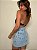 Saia Curta Jeans Claro Leonie - Imagem 4