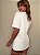 Maxi T-shirt Off White Estampa Preta - Imagem 8